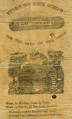 Harrison campaign ribbon, 1840
