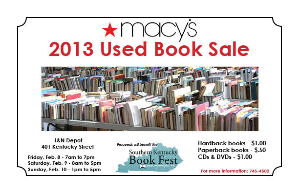 Macy’s Used Book Sale | WKU Libraries Blog