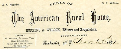 American Rural Home letterhead