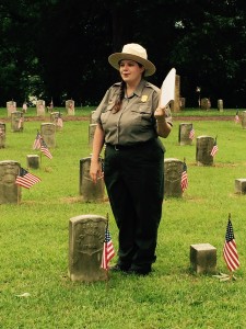 U. S. Park Ranger explains that this is the true grave of the boy honored by the song.