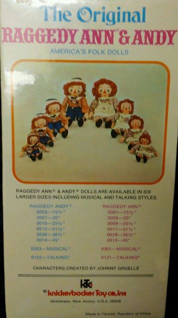 The back of this original box on eBay shows the many sizes of dolls.