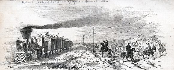 A Civil War era illustration from Frank Leslie's.