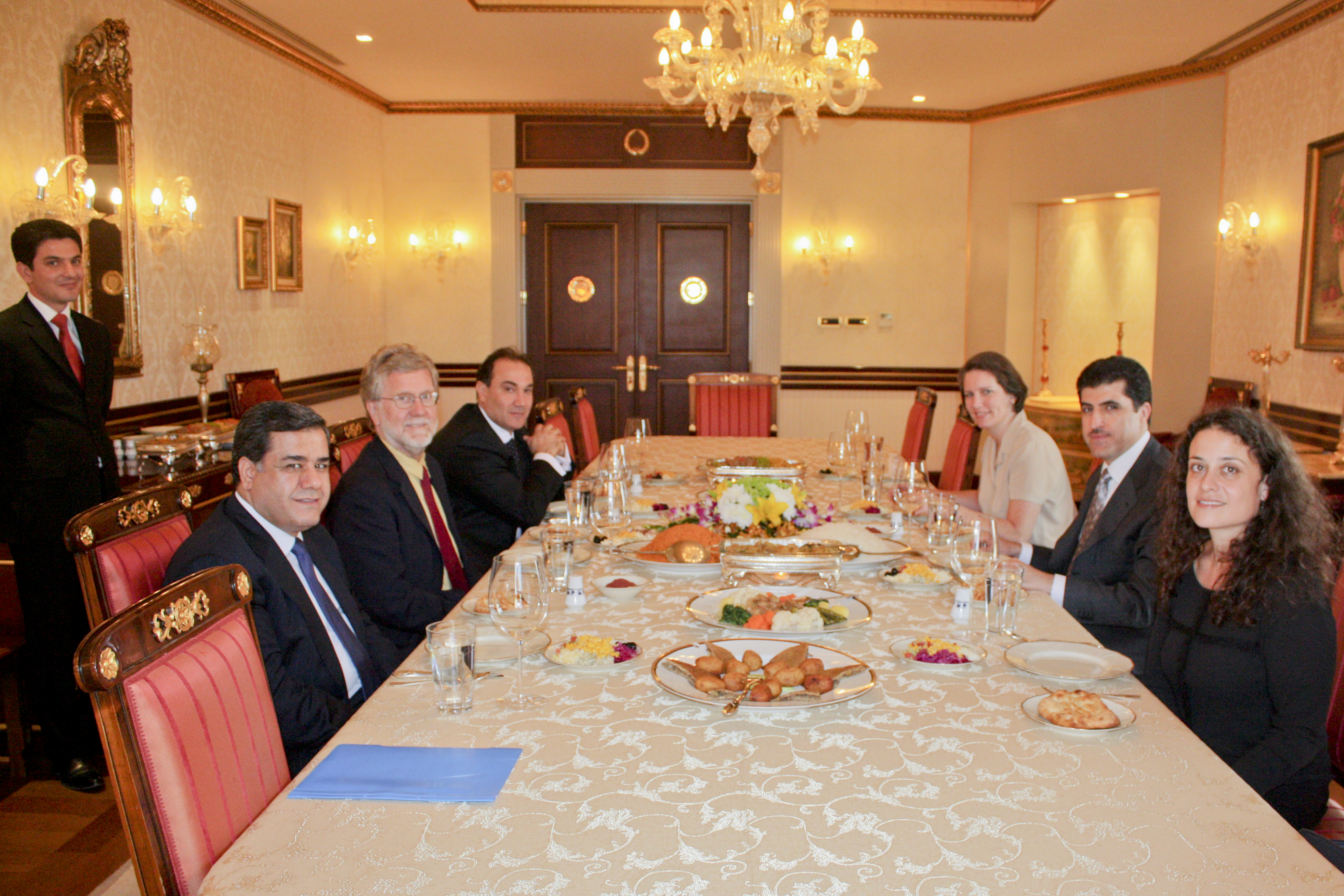 King with Prime Minister Nechirvan Barzani
