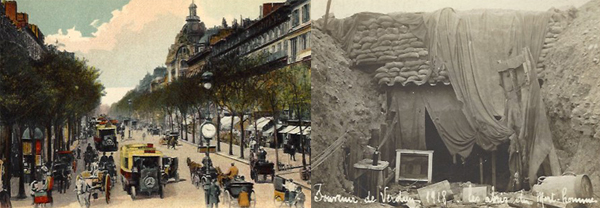 Paris at peace; Verdun, 1918