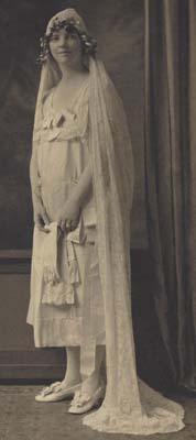 Bride Mildred Tucker, 1925