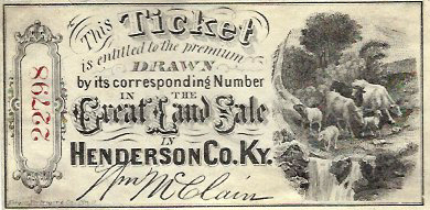 The "Great Land Sale" lottery ticket